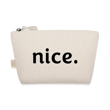 nice. - Bio-Täschchen - Natur - Vorne