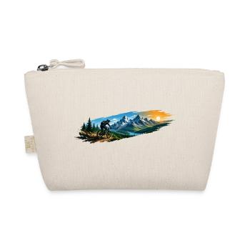 Motif d’un vététiste en montagne - Trousse biologique - nature - Devant