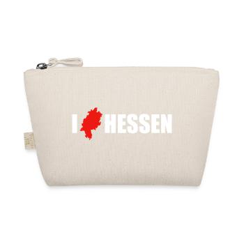 I Love Hessen - Bio-Täschchen - Natur - Vorne