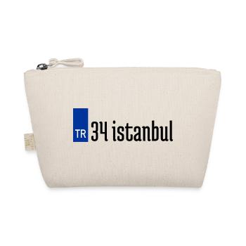 34 İstanbul Plaka Streetwear - Bio-Täschchen - Natur - Vorne