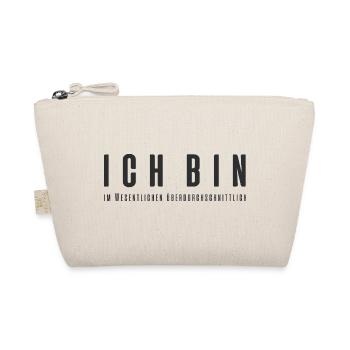 Ich bin im Wesentlichen überdurchschnittlich - Bio-Täschchen - Natur - Vorne