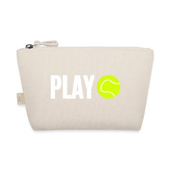 Tennis Tennis Player - Organic Pouch - nature - Front