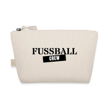 Fußball Crew - Mannschaft Verein Fußballteam - Bio-Täschchen - Natur - Vorne