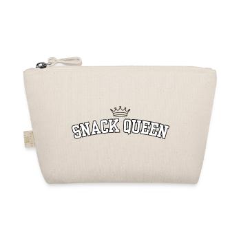 Snack Queen – lustige Krone und Snack-Lover-Design - Bio-Täschchen - Natur - Vorne