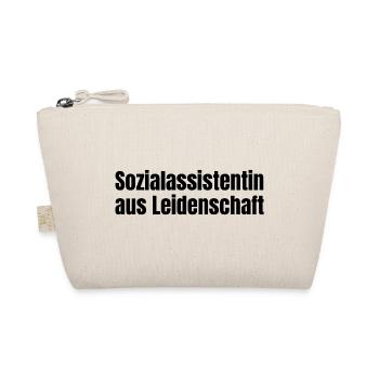 Sozialassistentin aus Leidenschaft Geschenk - Bio-Täschchen - Natur - Vorne