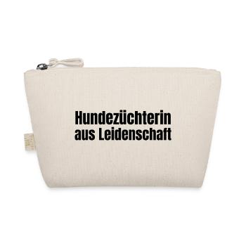 Hundezüchterin aus Leidenschaft Hunde Geschenk - Bio-Täschchen - Natur - Vorne