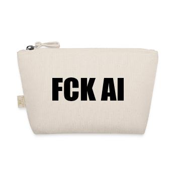Fck ai - Bio-Täschchen - Natur - Vorne