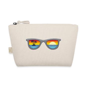 Sonnenbrille und Paradies - Bio-Täschchen - Natur - Vorne