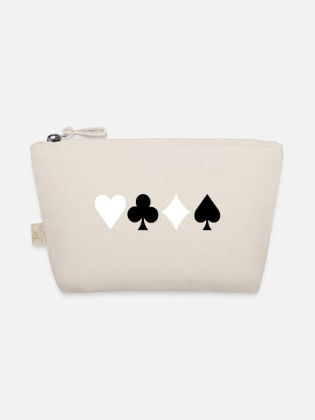 Poker Signs - Bio-Täschchen - Natur - Vorne