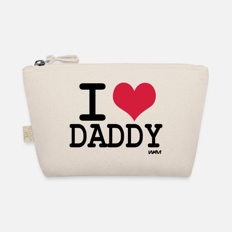 i love daddy by wam Organic Pouch