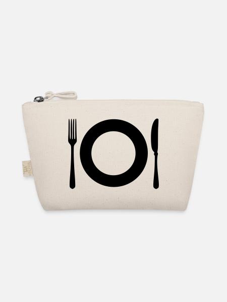 Cutlery - Plate - Organic Pouch - nature - Front