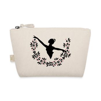 A ballerina and a wreath of leaves - Organic Pouch - nature - Front