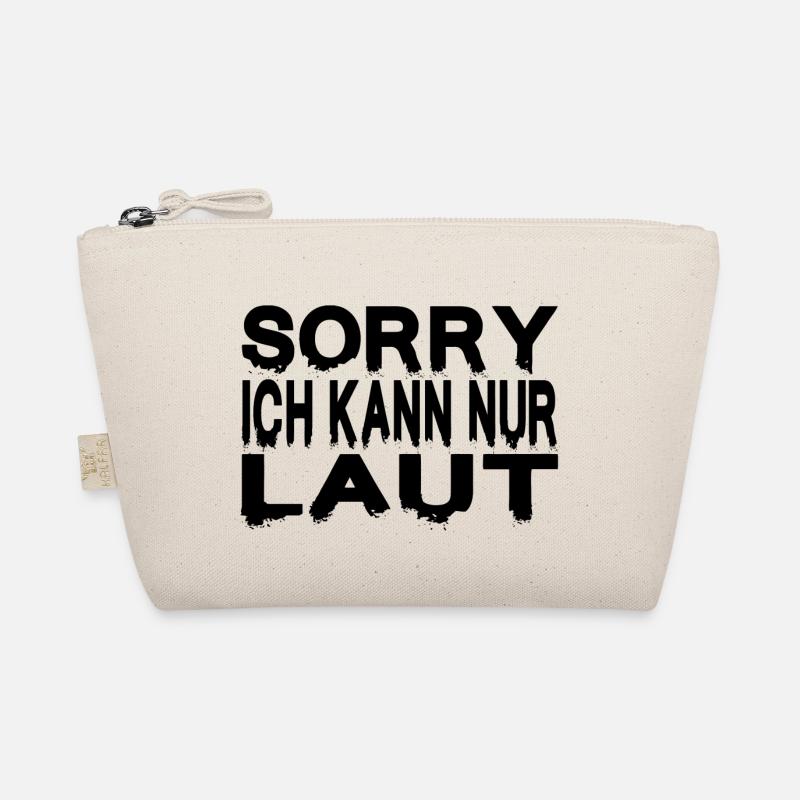 SORRY ICH KANN NUR LAUT - Bio-Täschchen - Natur