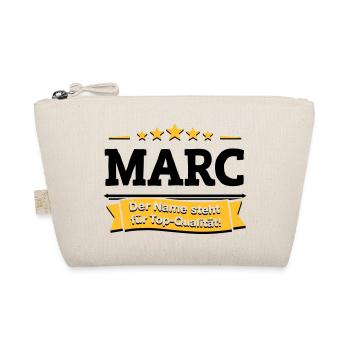 Marc – Der Name steht für Top-Qualität! - Bio-Täschchen - Natur - Vorne