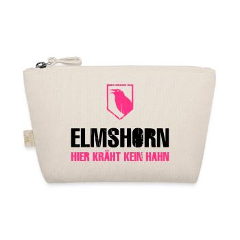 Elmshorn Krähe grau-weiß - Bio-Täschchen - Natur - Vorne
