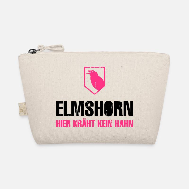 Elmshorn Krähe grau-weiß Bio-Täschchen