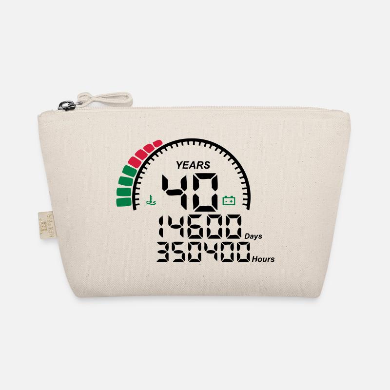 years 40 years anniversary meter Organic Pouch