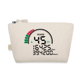 compteur anniversaire years ans 45 - Trousse biologique - nature - Devant