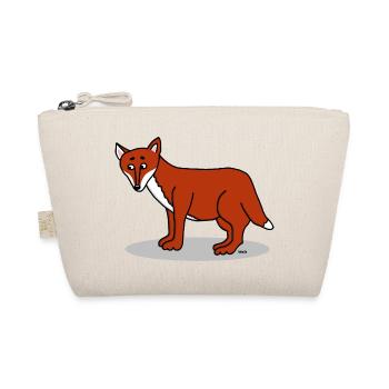 Natur Wild Wald Rotwild Fuchs - Bio-Täschchen - Natur - Vorne