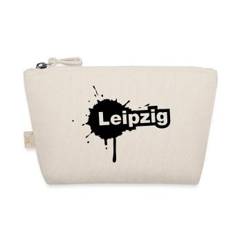 Leipzig Splatter - Bio-Täschchen - Natur - Vorne