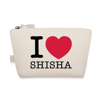 i love shisha - Organic Pouch - nature - Front