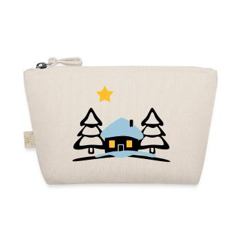 Maison de Noël au Pôle Nord - Trousse biologique - nature - Devant