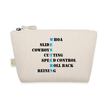 Western words cowboys - Organic Pouch - nature - Front