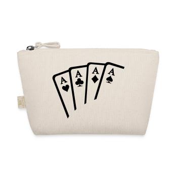 Poker - Bio-Täschchen - Natur - Vorne
