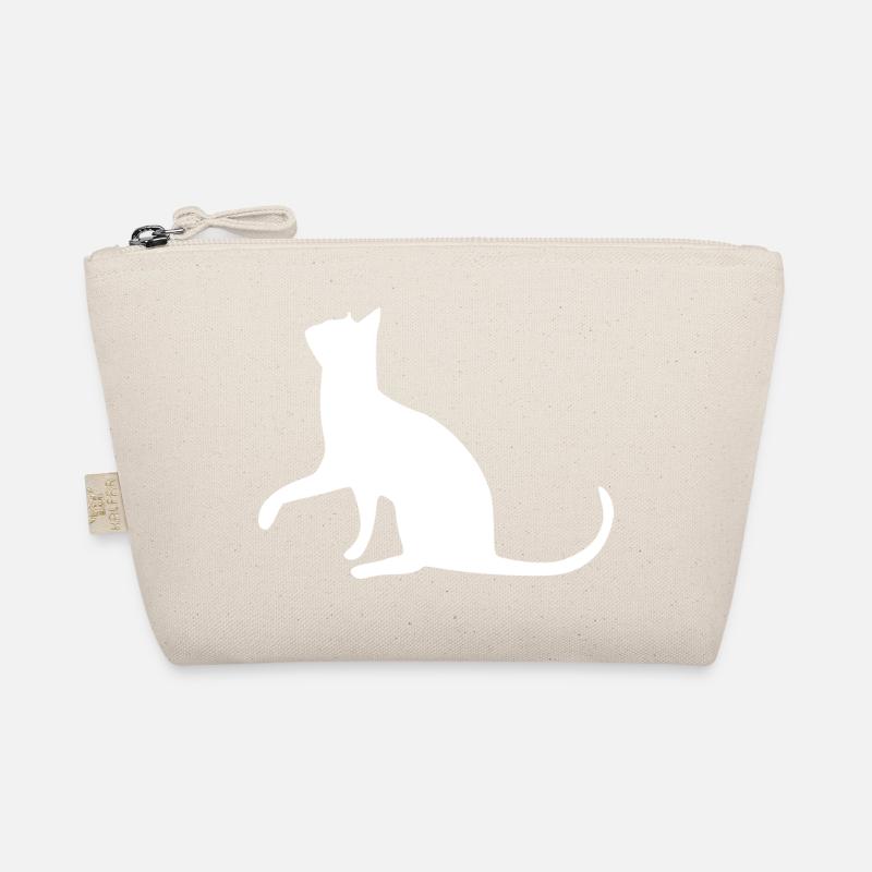 Katze Katze Katze Katze Katze Katze Mieze Pfote - Bio-Täschchen - Natur