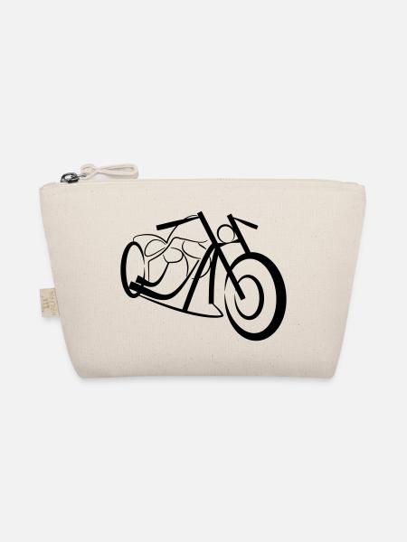 Custom Chopper Bike - Bio-Täschchen - Natur