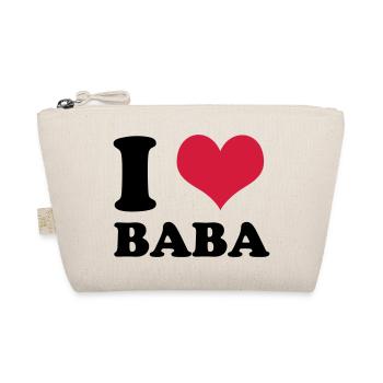 i love baba - Bio-Täschchen - Natur - Vorne