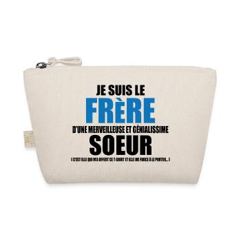 je suis le frère d'une merveilleuse soeur - Trousse biologique - nature - Devant