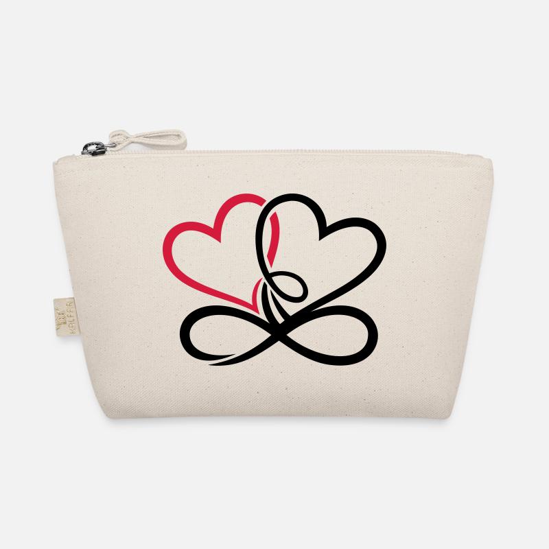 Deux coeurs infini amour infini amour - Trousse biologique - nature