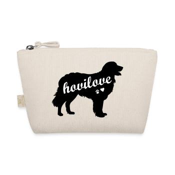 Hovilove Hovawart Hund Hundebesitzer Hundemensch - Bio-Täschchen - Natur - Vorne