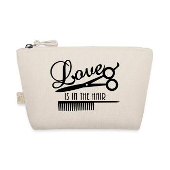 love is in the hair (d, 1c) - Bio-Täschchen - Natur - Vorne