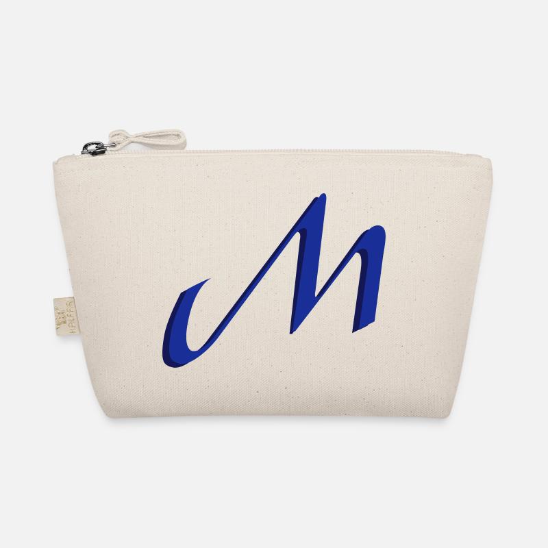 M, Buchstaben, Letters, Initialen Bio-Täschchen