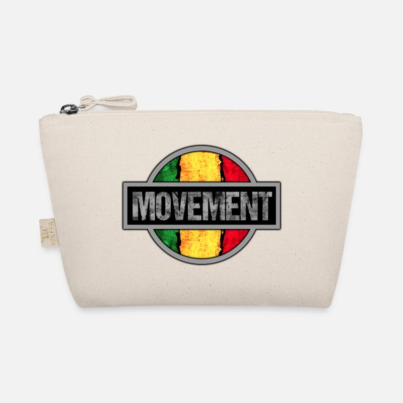 Rastafarian Motion Icon Design Organic Pouch