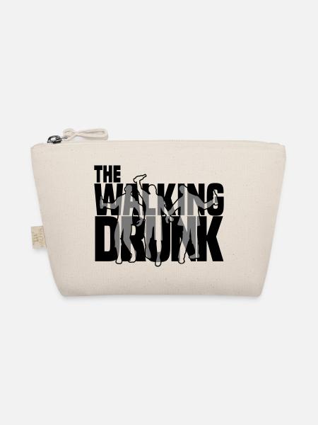 the walking drunk - Bio-Täschchen - Natur - Vorne
