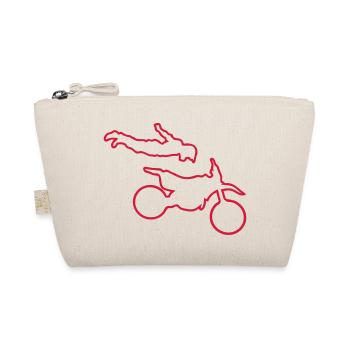 motorrad freestylemoto crosss trecke 05 - Bio-Täschchen - Natur - Vorne