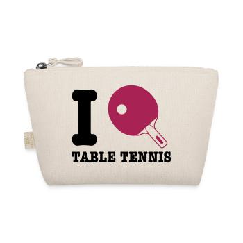 Tischtennis - Bio-Täschchen - Natur - Vorne