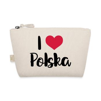 I love Polska - Organic Pouch - nature - Front