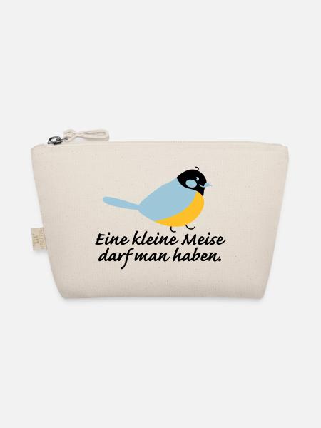 kleine Meise - Bio-Täschchen - Natur - Vorne