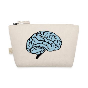 brain design - Bio-Täschchen - Natur - Vorne