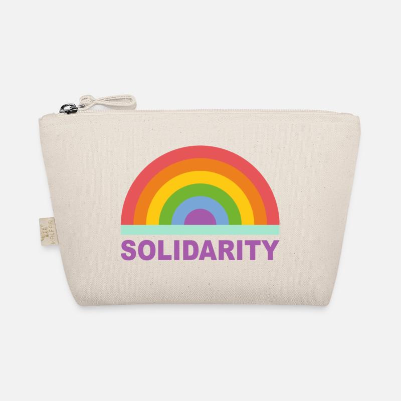 Rainbow solidarity Organic Pouch