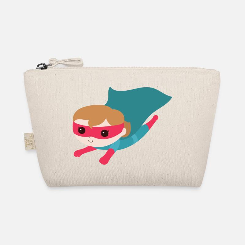 Superheld Mädchen Bio-Täschchen