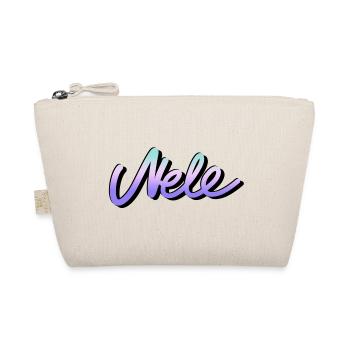 nele prénom name graffiti tag écriture coloré - Trousse biologique - nature - Devant