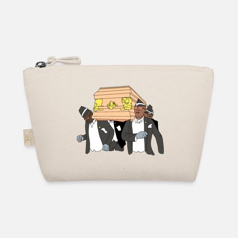 MEME COFFIN funeral dance guys - Organic Pouch - nature