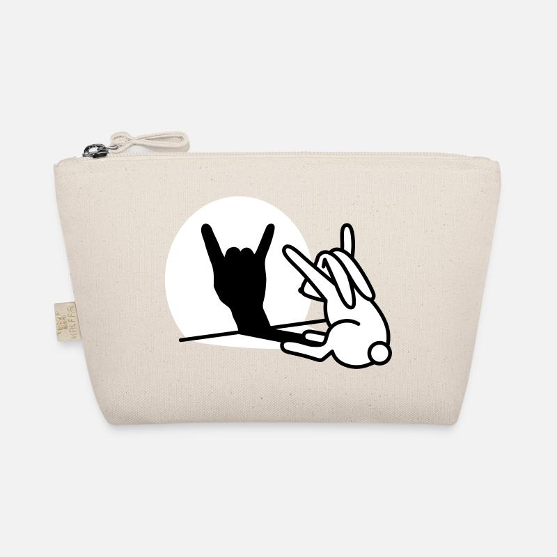Rabbit Shadow Hand ROCK Music HARD ROCK Fan Organic Pouch