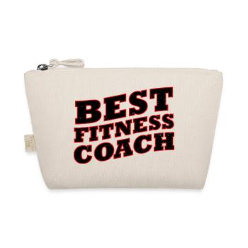 Fitness Coach Sport Trainer Gym - Organic Pouch - nature - Front