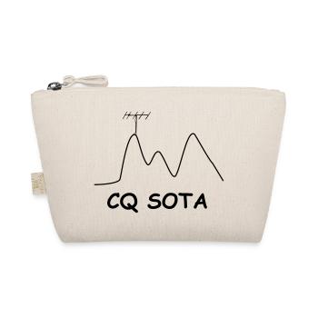 CQ SOTA Amateurfunk-Logos - Bio-Täschchen - Natur - Vorne